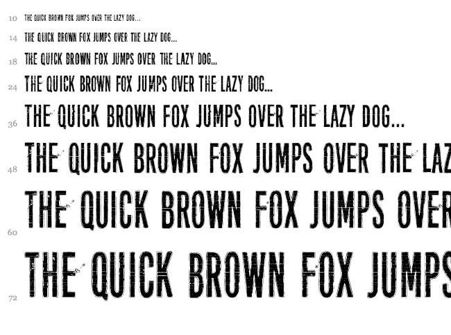 Everything is possible font waterfall